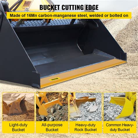 bucket blade for skid steer|skidsteer bucket cutting edge.